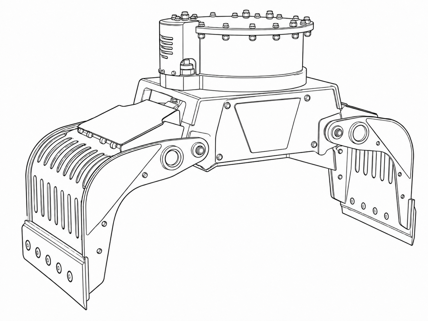 Benna selezionatrice - Pinza MB G450 S4 - 3.5-5.5T