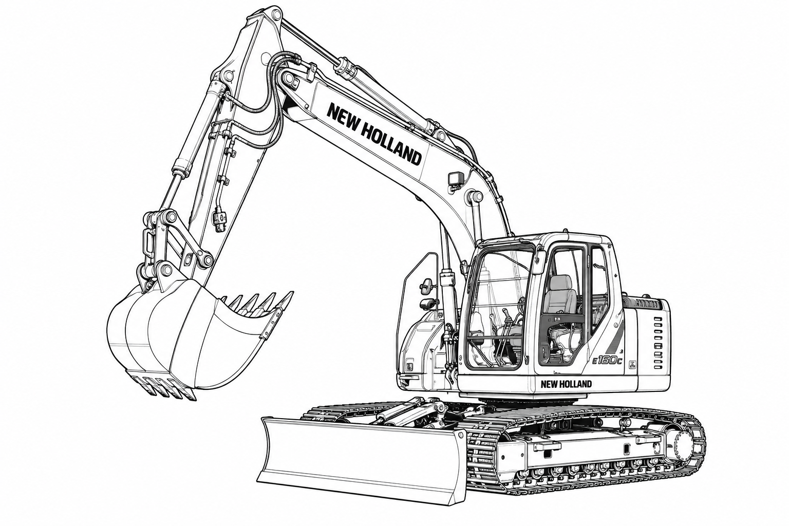 New Holland E160C Blade Runner