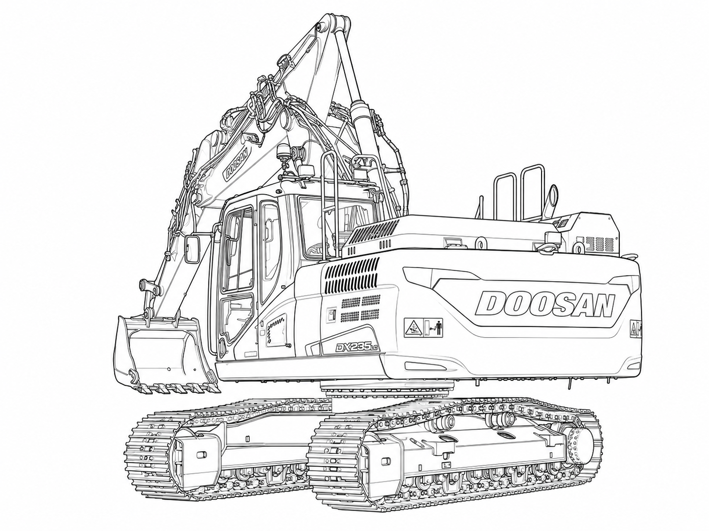 DOOSAN DX235 NLC - 22.5-24.3 t