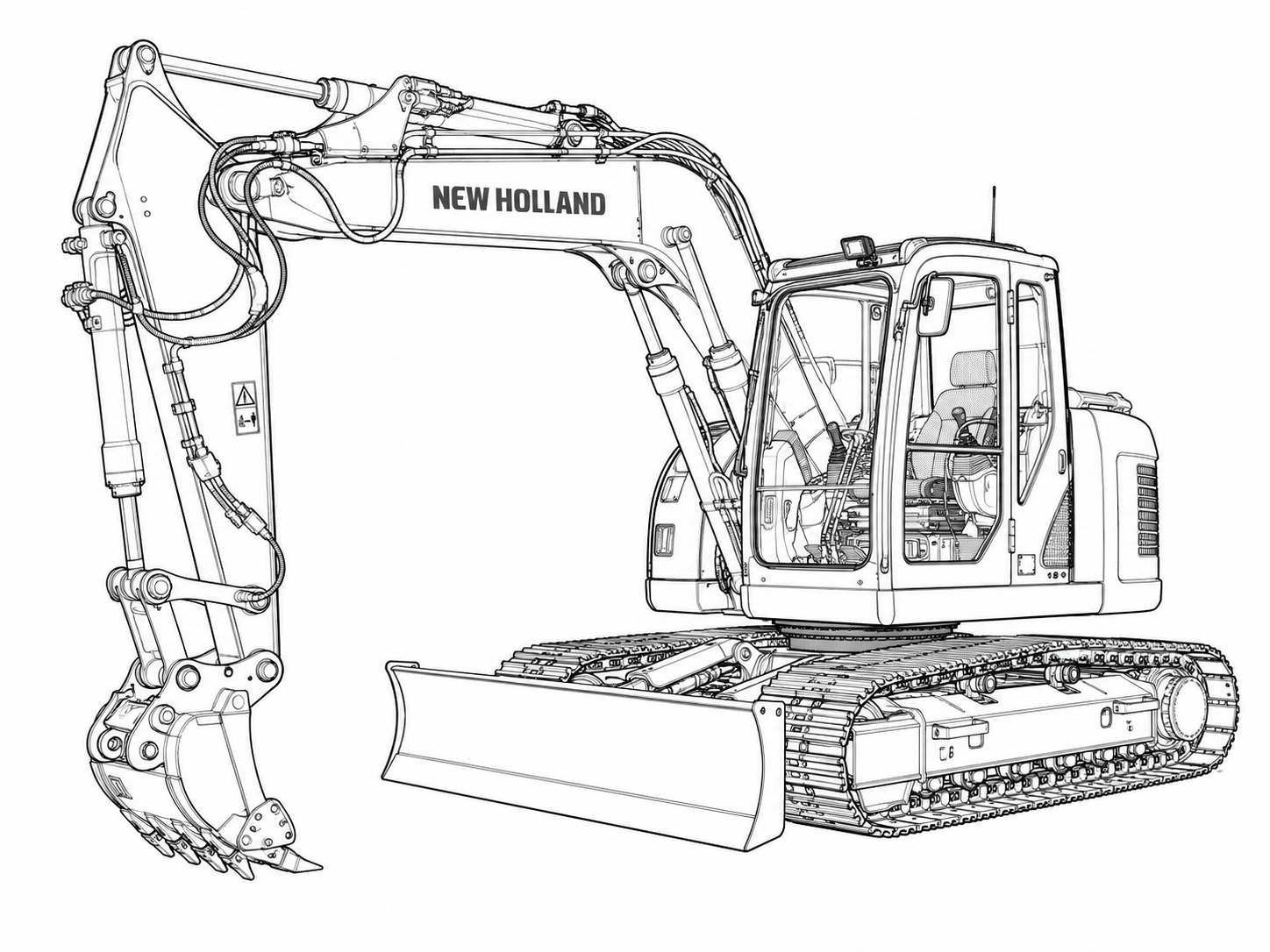 New Holland E135BSR-2 OFFSET